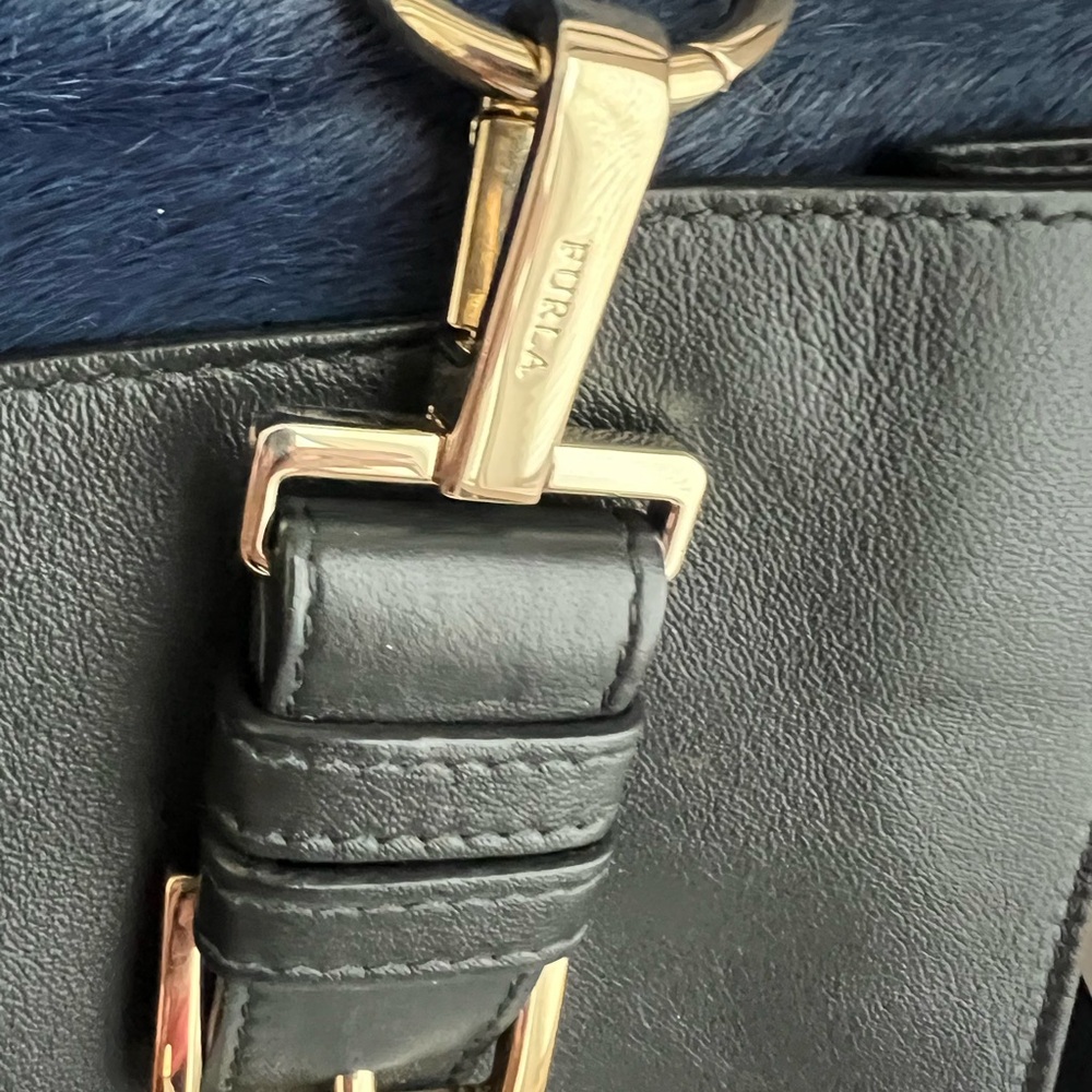 Furla Scoop calfskin pony hair Bag 🦋🦋 - Picture 7 of 11